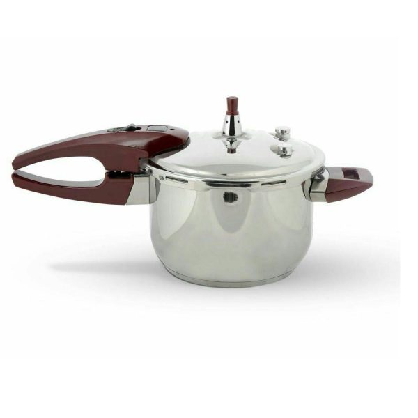 زودپز تکدسته استیل+درب پیرکس فورته