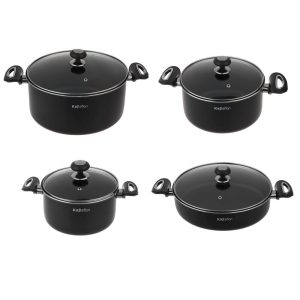 سرویس قابلمه 8 پارچه روژان کاج تفلون