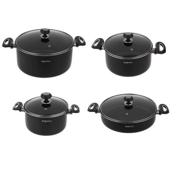 سرویس قابلمه 8 پارچه روژان کاج تفلون