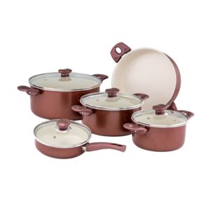 سرویس قابلمه 10 پارچه آریسا کاج تفلون