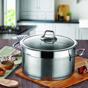 قابلمه استیل درب پیرکس فورته