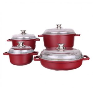 سرویس قابلمه 8 پارچه آرمیلا سرامیک کاج تفلون