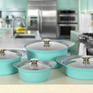 سرویس قابلمه 8 پارچه گرانیت ساینا کاج تفلون