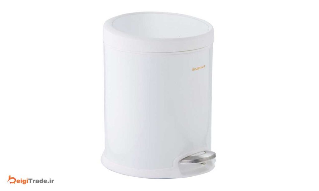 سطل پدالی کوچک درب پلیمری مدل Sam-45131