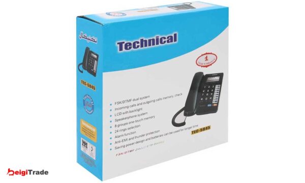 تلفن تکنیکال مدل TEC-5845