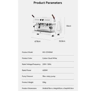 اسپرسوساز مباشی مدل ME-ECM 2060