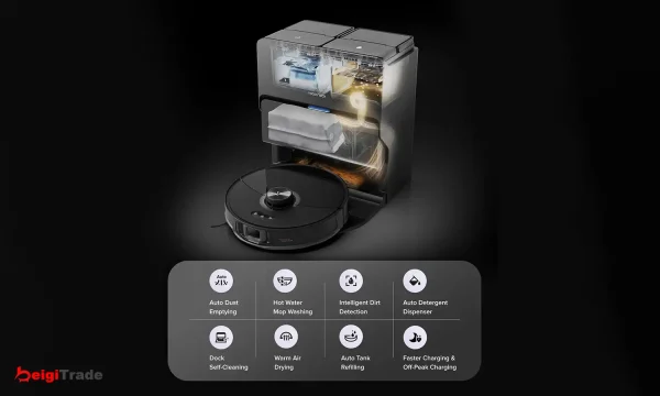 جارو رباتیک شیائومی مدل Roborock S8 MaxV Ultra
