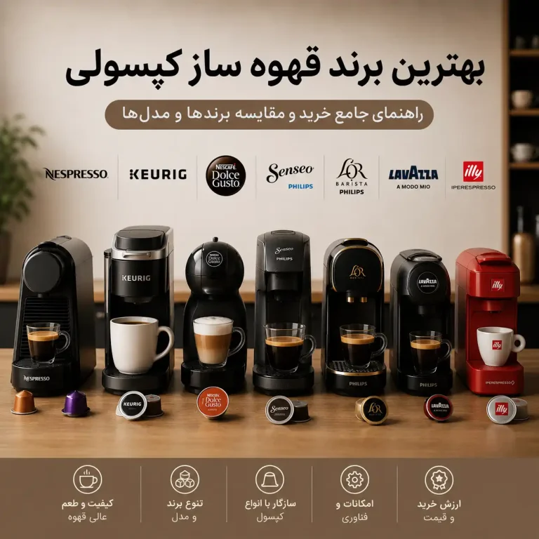 بهترین برند قهوه ساز کپسولی