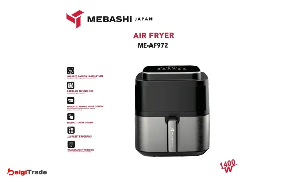 سرخ کن بدون روغن مباشی مدل ME-AF972