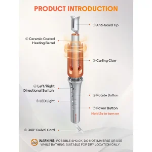 فر کننده مو شیگلم مدل 32mm