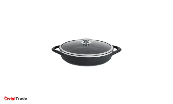 تابه دو دسته ام جی اس سایز 32 گرانیت طرح ایتالیا