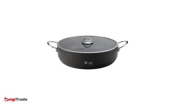 تابه گرانیت دو دسته ام جی اس سایز 40 مدل گارنت