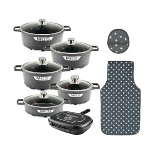 سرویس قابلمه 15 پارچه گرانیت ام جی اس طرح جرمنی C