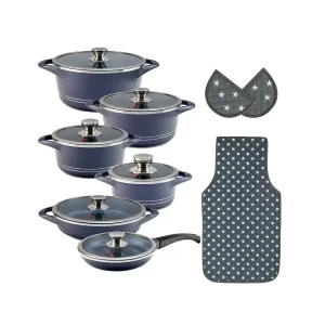 سرویس قابلمه 15 پارچه گرانیتی ام جی اس ایتالیا B